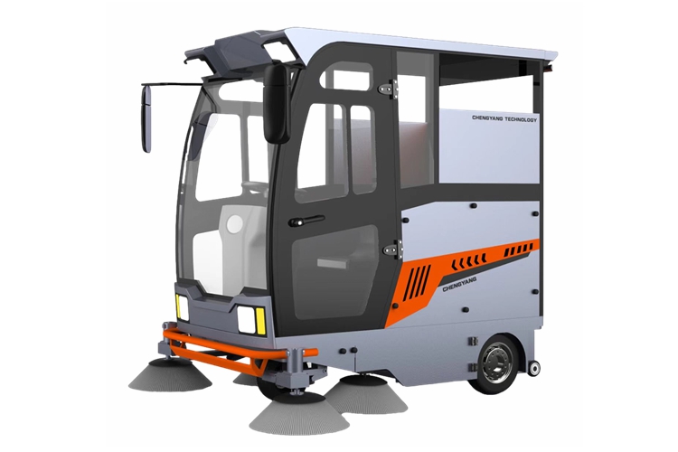 2100全封閉掃地車 （可選配高壓沖洗、排噴）